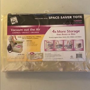 Space Bag Jumbo Space-Saver Tote New